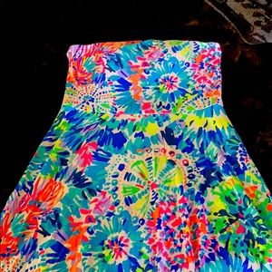 Lilly Pulitzer Strapless Dress